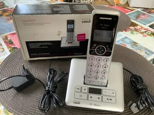 Telekom-Schnurloses Telefon - Vtech Easy CA22 -Mobiltelefon mit Anrufbeantworter - Bild 1 von 7