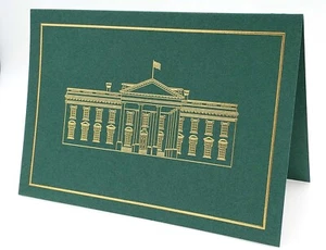 Tarjeta de Navidad oficial de Donald Trump 2018 de la Casa Blanca con sobre - Imagen 1 de 2