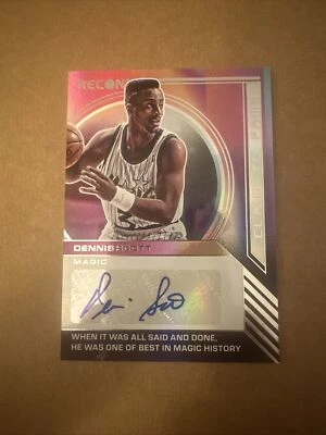 2022-23 RECON FOTL RECLAMO A LA FAMA automático #74/125 Dennis Scott Orlando Magic Foto 1 de 4