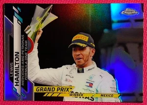 Tarjeta refractor F1 Topps Chrome Formula 1 2020, Lewis Hamilton #150 (Gran Premio) - Imagen 1 de 2
