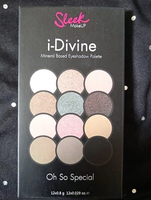 Sleek Makeup i-Divine Palette 12 Mineral Based Eyeshadow - Oh So Special 658 - Image 1 of 2