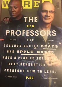 WIRED Magazine (Sept 2015) Dr. Dre & Jimmy Lovine - The New Professors - Picture 1 of 1