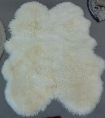 Alfombra mancha trasera natural/blanca 4'-0" x 6'-0", precio reducido 1172772992 SHS211A-4 Foto 1 de 4