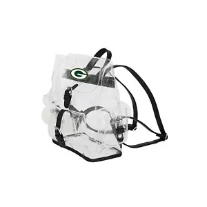 Football NFL Green Bay Packers Lucia Clear Backpack 12" x 4.5" x 10" Licensed - Picture 1 of 1