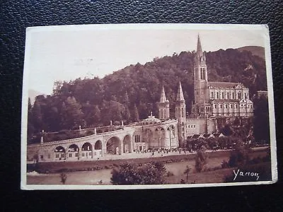FRANCE-  Carte Postale 1933 Lourdes (la Basilique Et Le Calvaire) (cy96) French • 1.59€