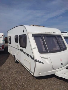 Abbey Vogue 470 2008 4 berth tourer caravan with fixed bed and awning - Picture 1 of 11