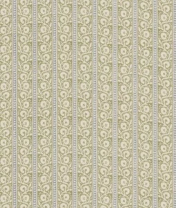 GP & J BAKER CURTAIN FABRIC 'BIBURY - GREEN/BLUE' 6.4 METRES House Small Prints - Picture 1 of 7