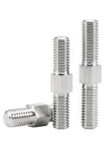 M4-M16 Left & Right Thread Double End Screw Rod Stud Bolt 304 Stainless Steel - Picture 1 of 12
