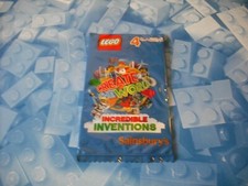 Lego - Create the World - Incredible Inventions - 4 Cards - Blue 