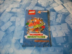 Lego - Create the World - Incredible Inventions - 4 Cards - Blue - Picture 1 of 2
