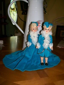 Beautiful Antique or Vintage Matching Pair Man and Woman Dolls - Picture 1 of 7
