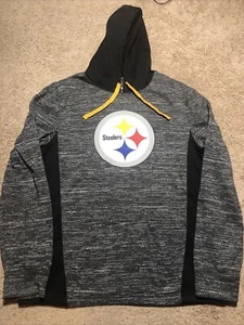 Pittsburgh Steelers NFL Classic Steelers Logo Fanatics Hooded Sweatshirt Men's M - Picture 1 of 9