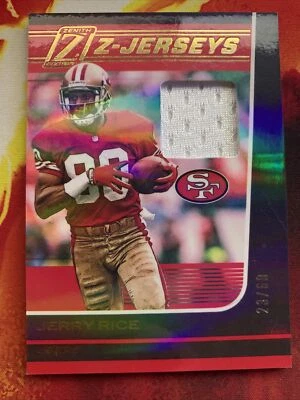 Jerry Rice Z-Jerseys Jersey Patch #23 /60 Jordan # 2020 Zenith 49ers Panini - Image 1 of 4