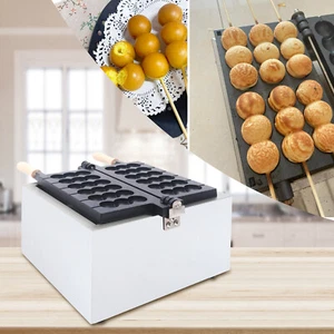 StainlessSteel Electric Waffle Maker Machine Egg Cake Oven Puff Bubble CakeBaker - Picture 1 of 14