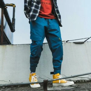 New Casual Pants Men Street Multi-pocket Overalls Sweatpants Hiphop trousers - Picture 1 of 9
