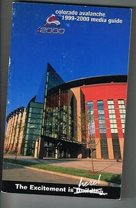 1999/00 Colorado Avalanche NHL Hockey Media GUIDE - Picture 1 of 1