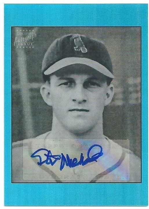 2013 Bowman Platinum STAN MUSIAL синий сапфир дебютант перепечатка авто #4/5 * РЕДКАЯ * - Изображение 1 из 2