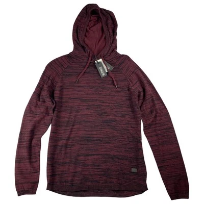 Buffalo David Bitton Mens Hooded Pullover Sweater Burgundy S - Image 1 of 4