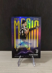 2023-24 Topps Team Set Juventus - City Of Magic Autograph Yellow /50 - F Inzaghi - Foto 1 di 2
