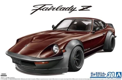 AOSHIMA, NISSAN S30 Fairlady Z Aero Custom 1975 à assembler et à peindre, éch... - Photo 1/3