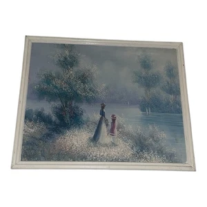 Pretty OOAK Painting Signed By Artist “Taylor” 17x20” - Picture 1 of 2