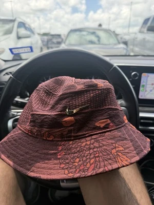 Nike Naomi Osaka Apex Bucket Hat Burgundy Crush Recycled HF1697-652 Adult Size S - Image 1 of 4