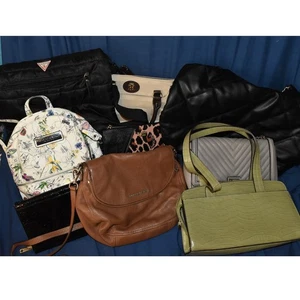 Reseller/Collector Lot of 9 Women's Bags Purses Kors Victoria's Secret Hilfiger - Picture 1 of 5