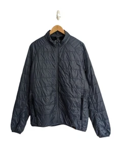 ISOBAA Mens Coat SIZE XL Merino Wool Insulated Puff Jacket Quilted Navy Blue  - Picture 1 of 7
