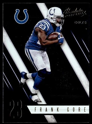 2016 Panini Absolute Frank Gore Indianapolis Colts #9 - Image 1 of 2