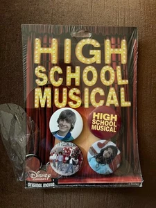 Disney High School Musical Movie Promo Buttons / Pins • Set of 4 - Picture 1 of 8