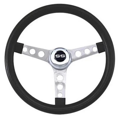 Chevrolet Nova Chevy II SS 1964-66 13,5" volante cromado con kit de instalación Foto 1 de 4