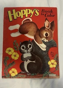 Vintage Coloring Book Hoppy’s Book To Color Bunny Characters - Bild 1 von 5