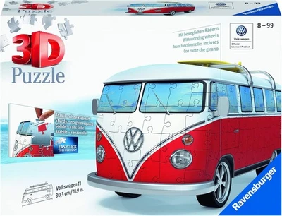 Rompecabezas 3D Ravensburger Volkswagen Edición Surfer 162 Piezas 12516 Foto 1 de 4