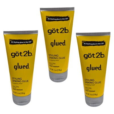 3 x Got2b gel para cabello pegado pegado peinado, 6 oz Ea. Foto 1 de 3