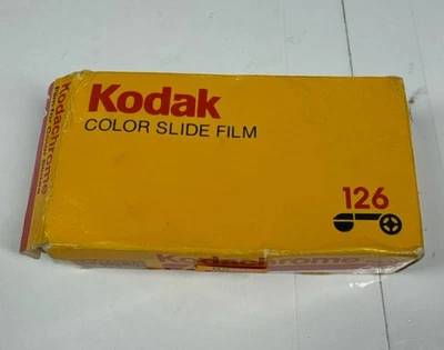 Película Kodak Kodachrome 64 para diapositivas a color exposiciones KR126-20 Foto 1 de 4