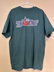 New X Large XL Fort Wayne TX Tincaps Green Majestic T Shirt Baseball Sports - Picture 1 of 3