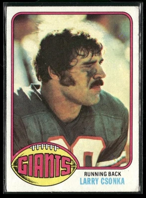 Larry Csonka 1976 Topps #437 New York Giants 1 - Image 1 of 2