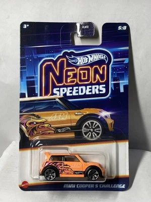 Hotwheels 1/64🇨🇵  Neon Speeders , Mini Cooper S Challenger #5/8 de 2025 - Photo 1/4