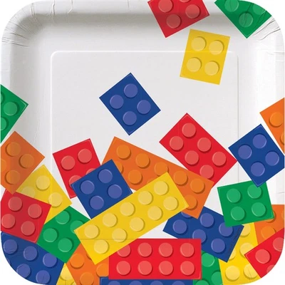Creative Converting 8- Count Square Paper Plate, 7, PC102052 1 Multicolor - Image 1 of 2