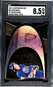 2014-15 SPX Grand Finale Gold/50 Mike Bossy SGC 8,5 POP 1 - Imagen 1 de 2
