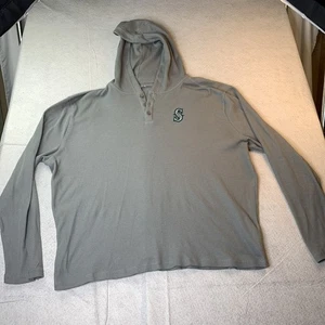 Sudadera Pullover Seattle Mariners Gris Con Capucha Luz Para Hombre XXL - Imagen 1 de 8