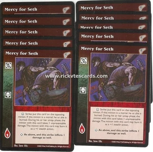 VTES Jyhad Mercy for Seth x10 kmw - Imagen 1 de 1