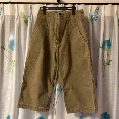 PANTALONES DE CUERDA YOHJI YAMAMOTO MEDIO ANCHO HOMBRE MARRÓN MATERIAL ALGODÓN TALLA M USADOS Foto 1 de 4
