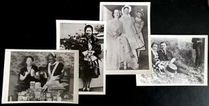 MARGARET MITCHELL Juego de 4 fotografías originales 2º estado 5" x 7" - Imagen 1 de 1