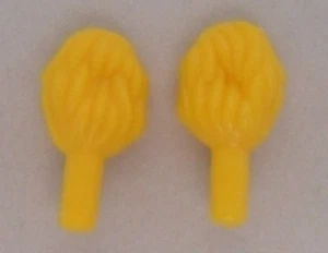 16198, sombrero, pluma de casco, pomo, pequeño, amarillo - Imagen 1 de 3