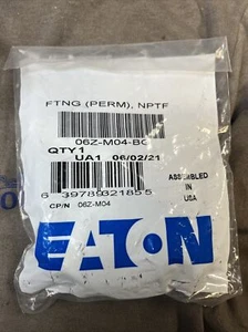  NEU EATON 06Z-M04-BG QUETSCHSCHLAUCHVERSCHRAUBUNG - Bild 1 von 2