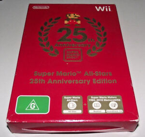 Super Mario All Stars 25th Anniversary Edition Nintendo Wii PAL Wii U Compatible