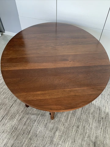 1939 MAHOGANY Gateleg DROP LEAF Side Accent Game TABLE Imperial Furniture Cover