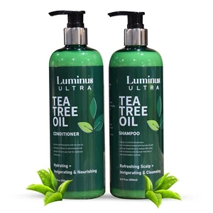 100% Tree Tree Shampoo and Conditioner Set Prevents Dandruff & Itch 16.9x2 fl.oz - Picture 1 of 7