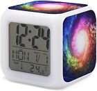 Basketball Alarm Clock for Kids 7 LED Color Changing Wake Up Clock Home Decor Al